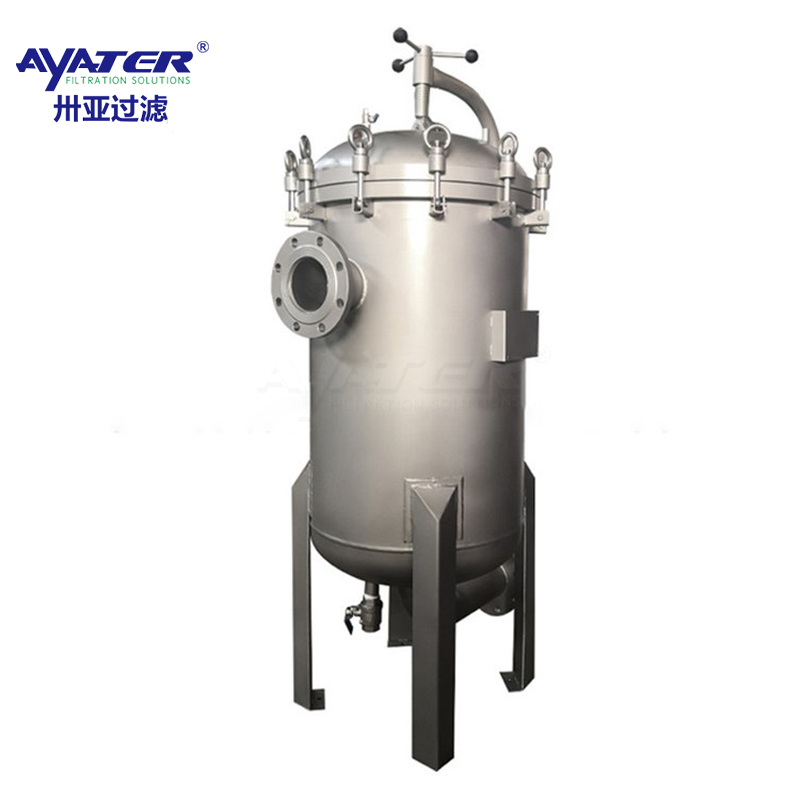 卅亞過濾|電鍍液乳膠工業(yè)廢水袋式過濾器 法蘭連接