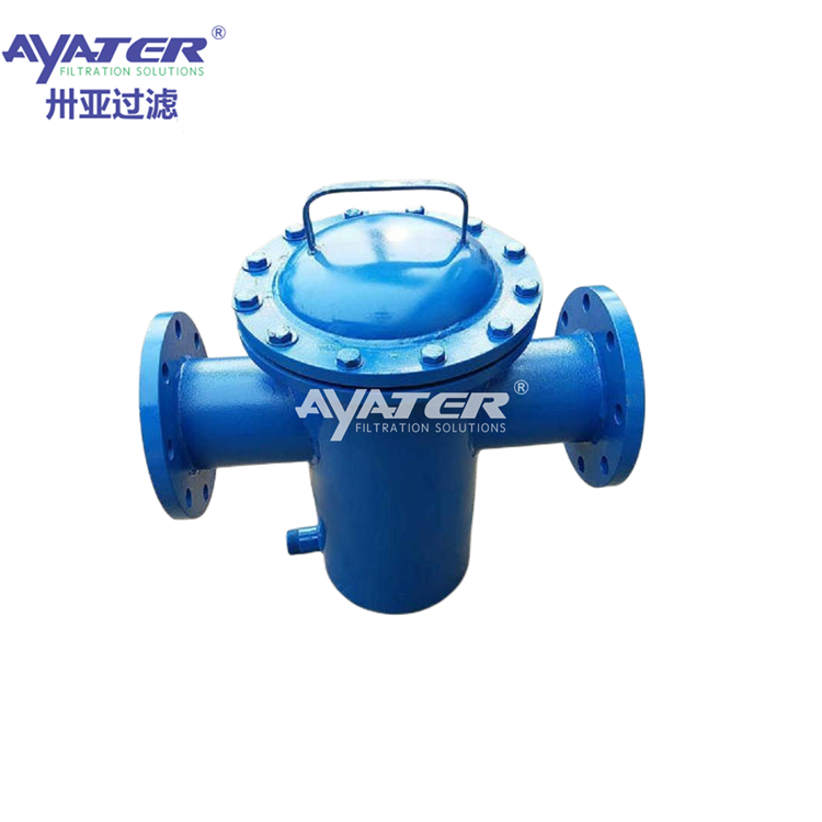 卅亞過(guò)濾碳鋼T型籃式過(guò)濾器 管道毛發(fā)粗除污器